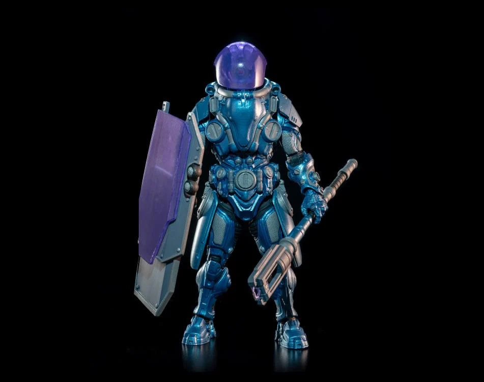 Clearance Cosmic Legions Hvalkatar: Book Two, Gravenight Slygor Ryz / T.U.5.C.C. Gravekeeper Deluxe Figure