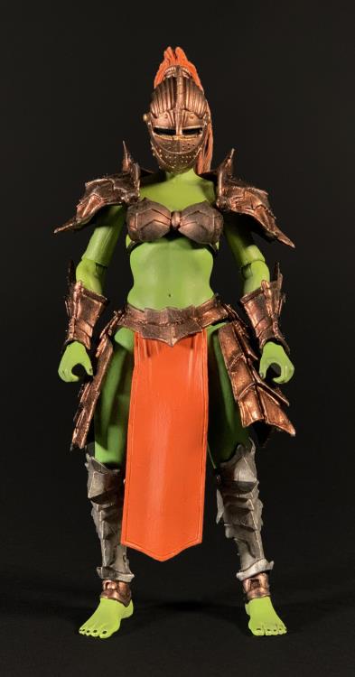 Mythic Legions Tactics: War of the Aetherblade Female Orc Deluxe Legion Builder Figure (With Bonus)