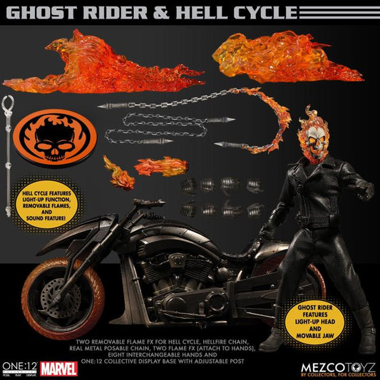 Marvel One:12 Collective Ghost Rider & Hell Cycle Set