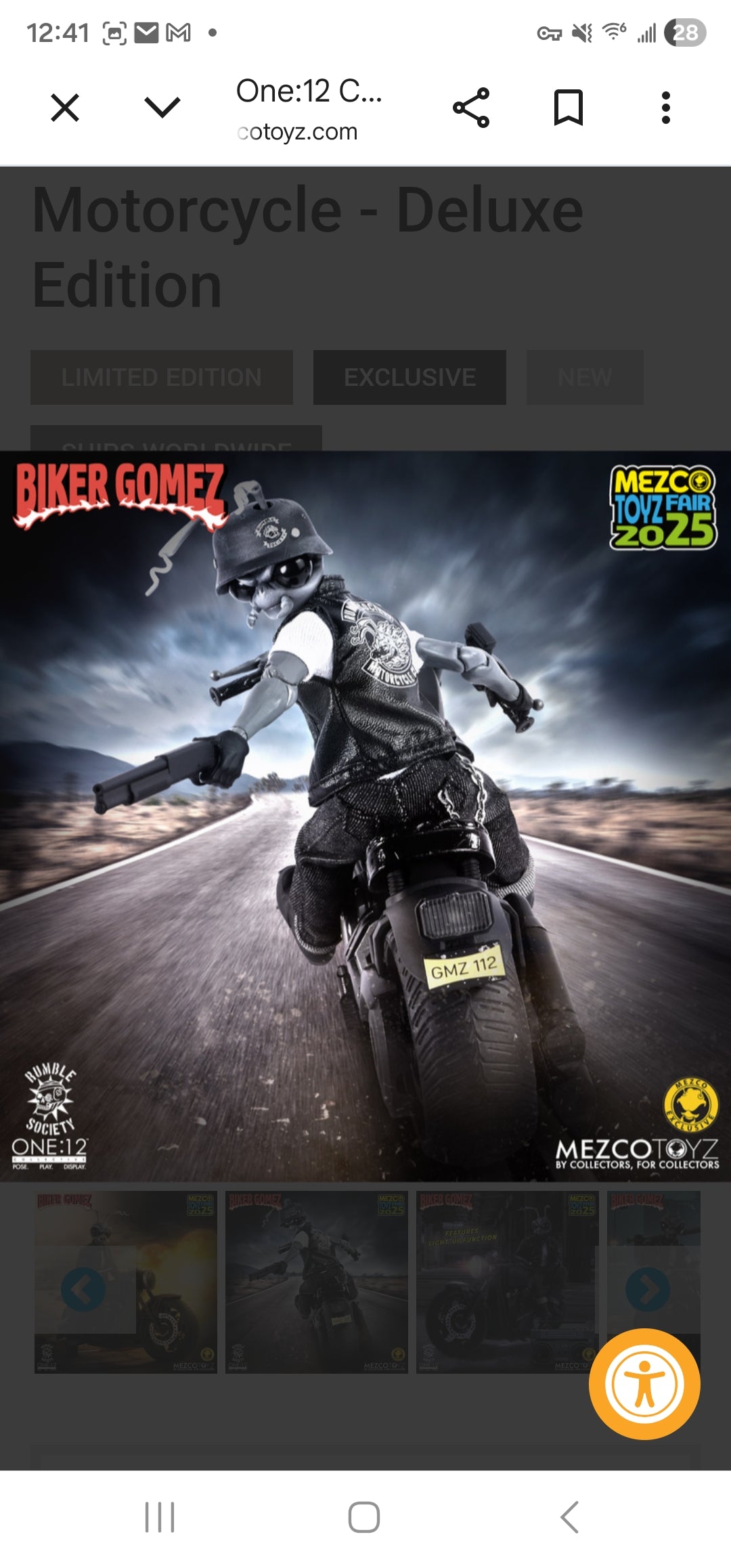 Biker Gomez & Motorcycle - Deluxe Edition