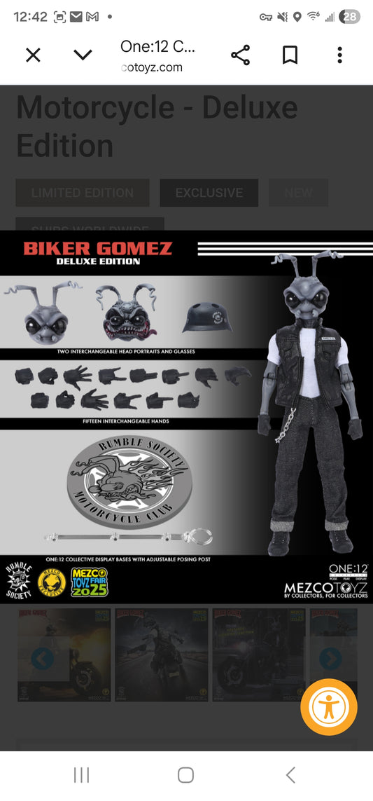 Biker Gomez & Motorcycle - Deluxe Edition