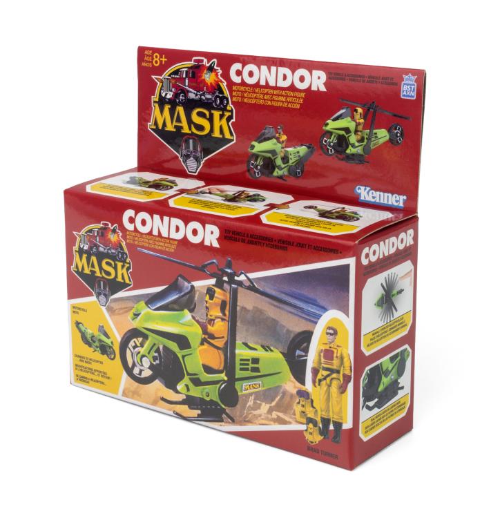 M.A.S.K. Condor Vehicle with Brad Turner Action Figure