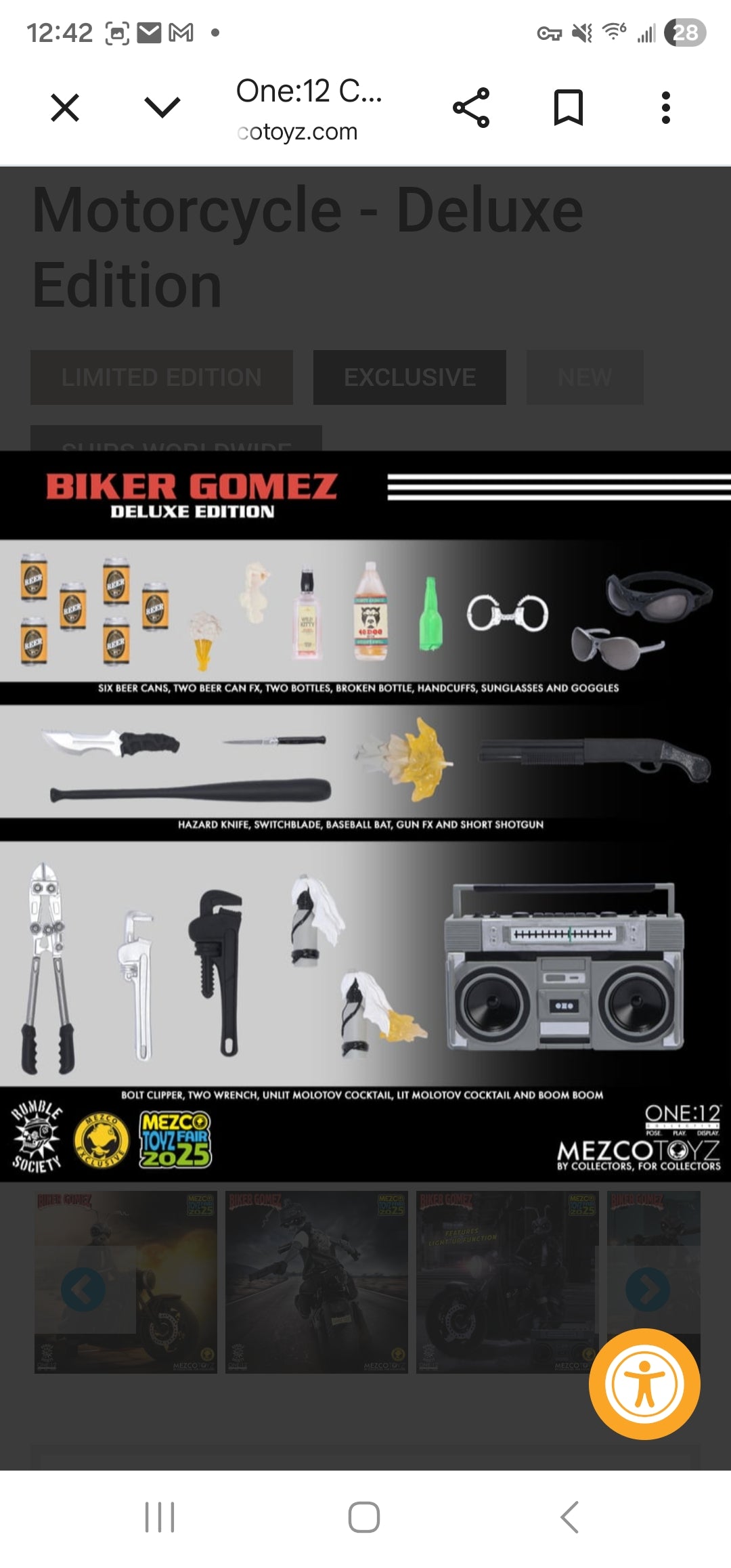 Biker Gomez & Motorcycle - Deluxe Edition